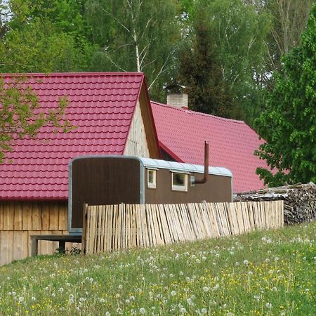 Maringotka Na Samote Na Kozi Farme 호텔 Pobezovice 외부 사진